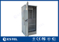 ISO9001 Zewnętrzna szafa telekomunikacyjna 20U 19-calowy stojak Wodoodporna zewnętrzna szafka na baterie