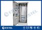 Metalowe zewnętrzne szafy komunikacyjne 40U ze stali w kolorze szarym RAL 7035