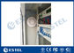 Przednie / tylne drzwi Zewnętrzna szafka telekomunikacyjna IP55 Antykorozyjna powłoka proszkowa 32U