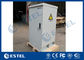 19-calowy stojak montażowy Zewnętrzna szafka telekomunikacyjna Chłodzenie klimatyzatora z dwoma drzwiami dostępowymi