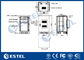 Trzypunktowy zamek Zewnętrzna szafka telekomunikacyjna IP55 Klimatyzator / system chłodzenia wentylatorów