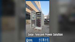 Hybrydowa szafa zasilająca energię telekomunikacyjną