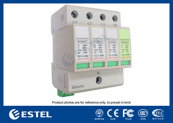 M1L385-40 II Urządzenie przeciwprzepięciowe (SPD) do dystrybucji energii - prąd udarowy 40kA, 230V/400VAC, port zdalnego alarmu, montaż na szynie DIN, IP20, ochrona klasy C