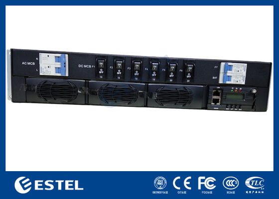 Modularny system zasilania prądem stałym telekomunikacyjnym z SNMP / zarządzaniem zdalnym opartym na sieci Web