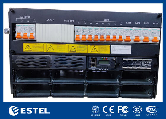 6U Telecom DC48V zintegrowany układ zasilania z napędem naprawczym z zdalnym sterowaniem