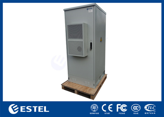 IP55 Outdoor Telecom Cabinet With Power Distribution And Envirenmental Monitoring System