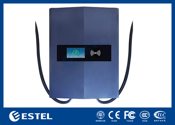 Dual Guns DC Fast EV Charger 40kw 3Ph Wall Box Car Charger z obudową IP54