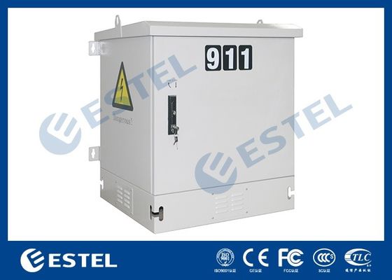 Zewnętrzna obudowa elektryczna z pojedynczą ścianą z zabezpieczeniem naściennym / na słupie i na podłodze