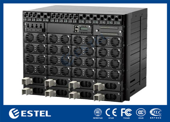 3-bayowy szafa telekomunikacyjna dwuwarstwowa stal ocynkowana system chłodzenia klimatyzacji