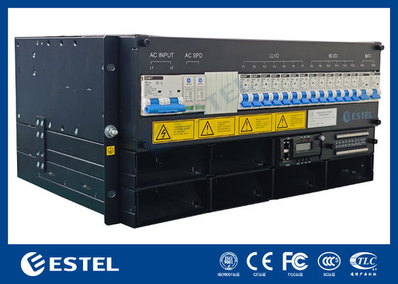 ESTEL ET48300 M5E65A Doskonały system zasilania wbudowany 5U dla zewnętrznej szafy telekomunikacyjnej z kompaktową konstrukcją i wysoką gęstością mocy