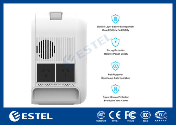 ESTEL eCandle 1KWH Przenośna Elektrownia LiFePO4 Bateria Ładowanie słoneczne 300W Wyjście UPS Backup