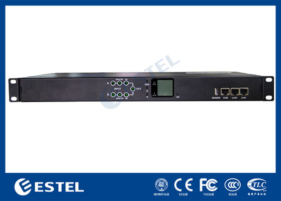 200-240VAC 2x16A Podwójne wejście, przełączany PDU do szafy rack z monitorowaniem ochrony KN-1