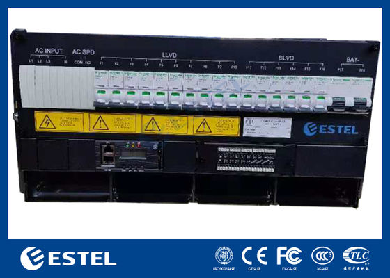 24U Outdoor Telecom Rectifier Cabinet z 18kw DC Power Distribution