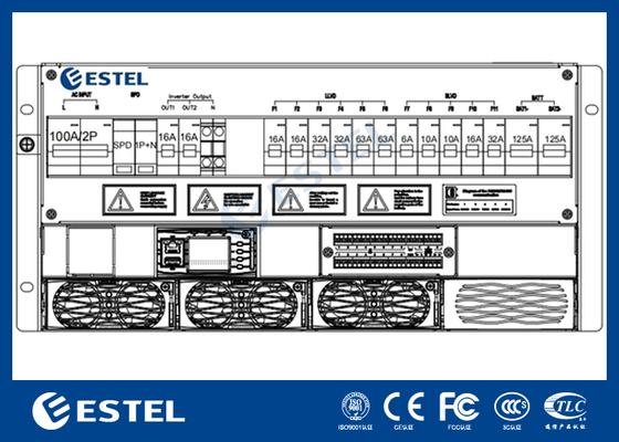 4-12kW 5U Subrack Telecom System rectifier And DC Power System dla zastosowań przemysłowych