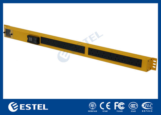 Szafowy, inteligentny moduł dystrybucji zasilania zapewniający zarządzanie energią z wbudowanym miernikiem napięcia i prądu dla precyzyjnego monitoringu
