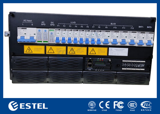 ET48300 19-calowy system zasilania telekomunikacyjny z zdalnym monitorowaniem RS485