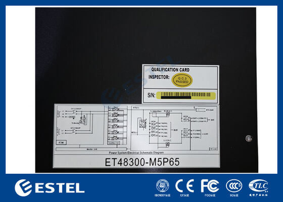 Dostosowalny 24 kW system zasilania korektora telekomunikacyjnego do zasilania krytycznych urządzeń telekomunikacyjnych