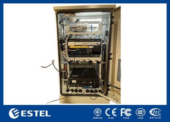 24U Outdoor Telecom Rectifier Cabinet z 18kw DC Power Distribution