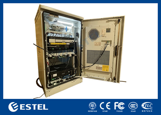 24U Outdoor Telecom Rectifier Cabinet z 18kw DC Power Distribution