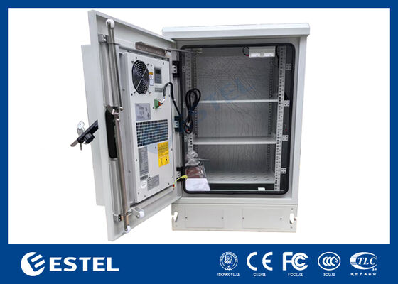 16U Gabinet zewnętrzny dla infrastruktury telekomunikacyjnej z chłodzeniem klimatyzatorem