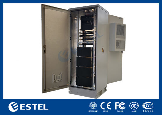 Outdoor Integrated Energy Storage Cabinet with Two Doors Access and Multi Layer Battery Rack for Telecom and Backup Power Applications