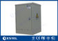 Dwudrzwiowa szafka telekomunikacyjna 16U IP65 Zewnętrzna szafka podłogowa z klimatyzatorem do chłodzenia