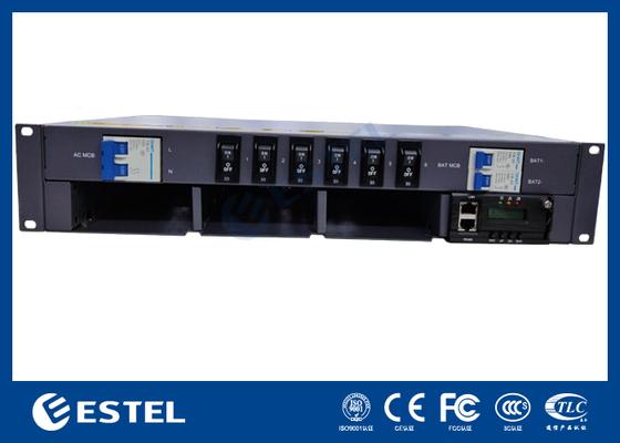 - 48VDC System zasilania telekomunikacyjnego o mocy 9 kW i funkcjach zdalnego sterowania i monitorowania